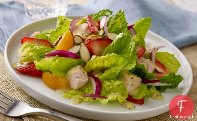 Insalata di pollo alla fragola
