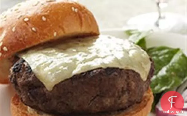 Hamburger di bisonte ripieni con Fichi caramellati e scalogni