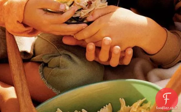 Farfalle con Zucchine e Prosciutto