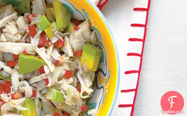 Salsa di granchio e avocado