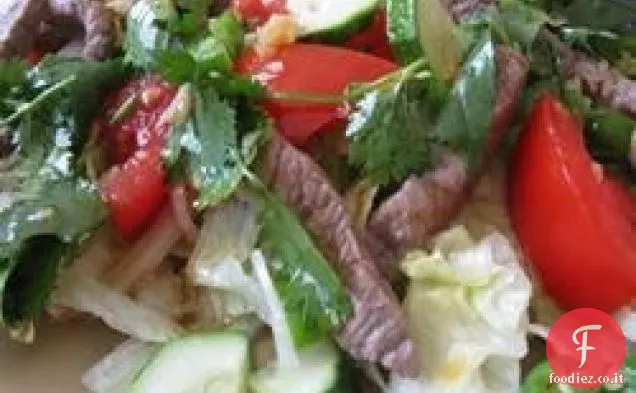 Thai insalata di manzo alla griglia