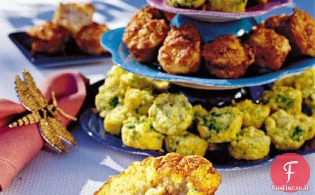 Muffin al prosciutto e cheddar