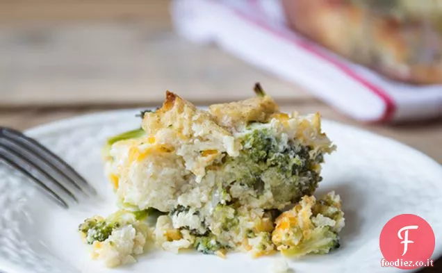 Quiche di broccoli senza crosta