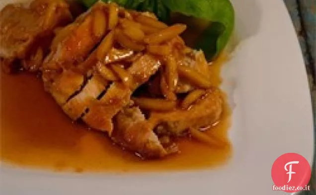 Pollo alla mandorla piccante