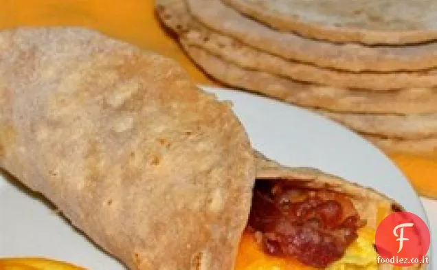 Chapati di grano integrale veloce