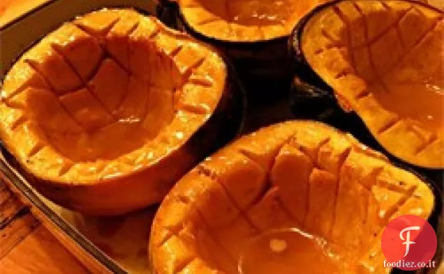 Come fare zucca ghianda al forno