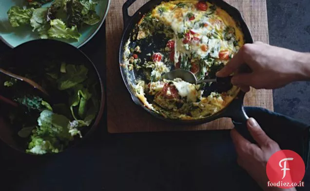Cheesy Chorizo Frittata