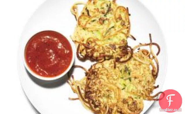 Frittelle di spaghetti e zucchine