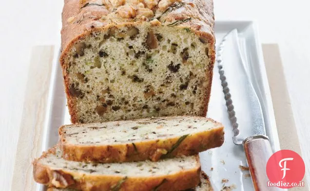 Yogurt-Pane di zucchine con noci