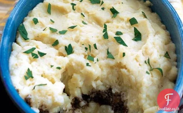 Purè di patate a strati con Duxelles