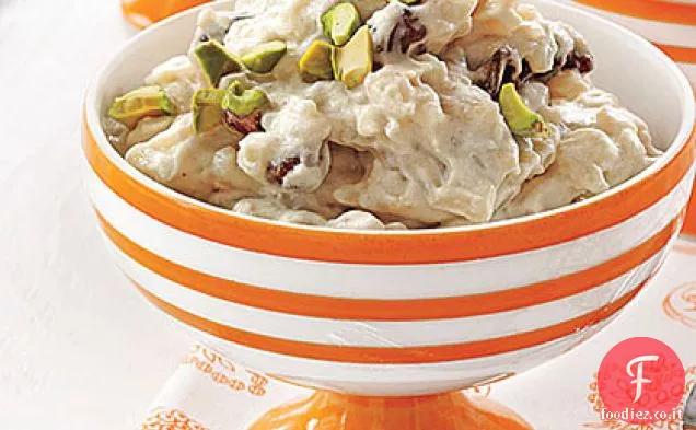 Budino di riso alla vaniglia-Chai