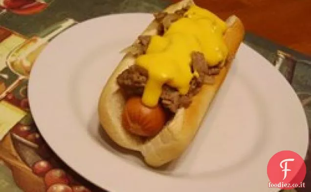 Philly Formaggio bistecca cane