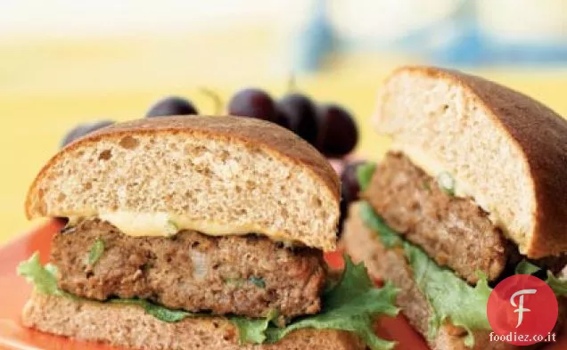 Hamburger di tacchino con salsa speciale
