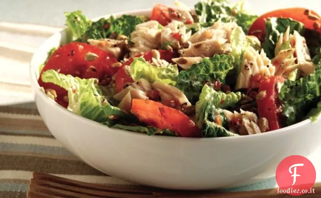 Insalata di tonno con semi di girasole