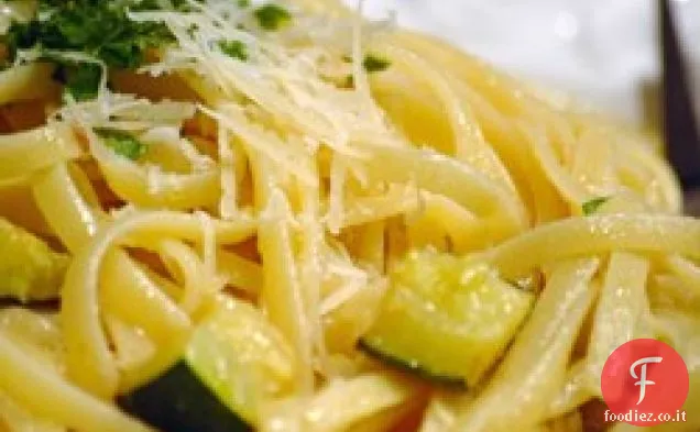Zucchine cremose con Linguine