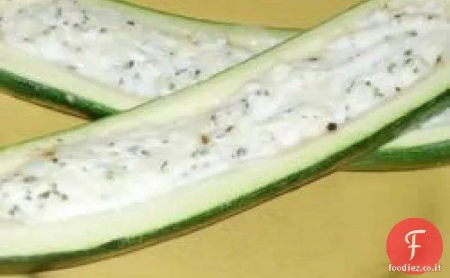 Zucchine Ripiene di Ricotta