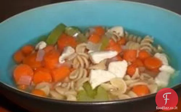 Zuppa di rotini di pollo