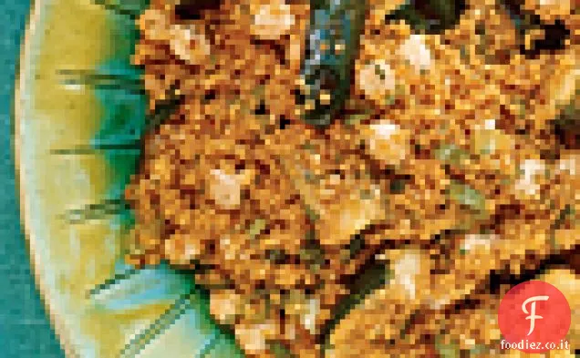 Quinoa con Zucchine grigliate, Ceci e Cumino