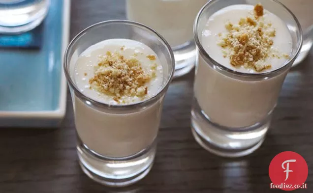 Colpi di cheesecake al bourbon