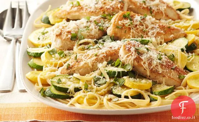 Padella di pollo del mercato degli agricoltori