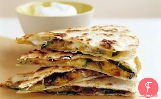 Quesadillas di zucchine