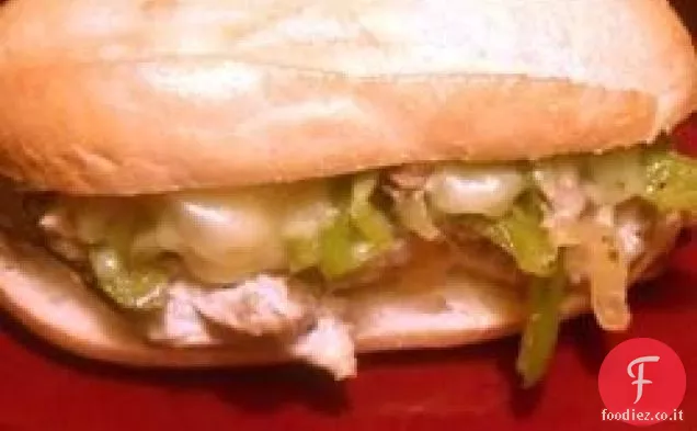 Filadelfia di Jeremy Bistecca e formaggio Sandwich