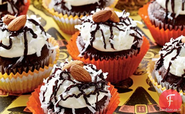 Cupcakes al cioccolato e cocco
