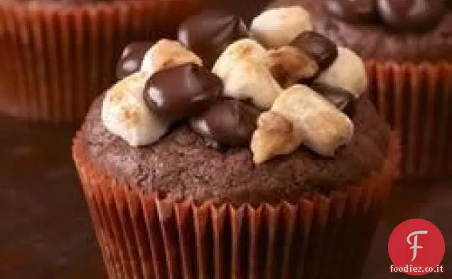 Ghirardelli Rocky Road Cupcakes