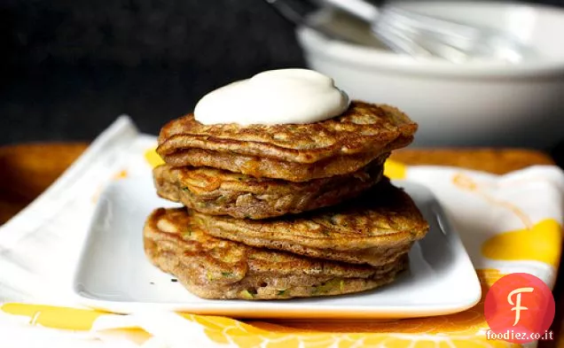 Frittelle di pane di zucchine