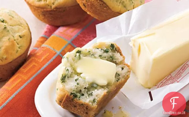 Rotoli di cucchiaio di erbe fresche
