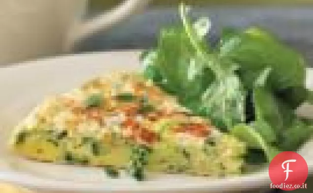 Frittata con Zucchine e Formaggio di Capra