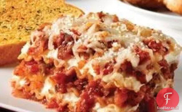 Lasagne di salsiccia e Peperoni