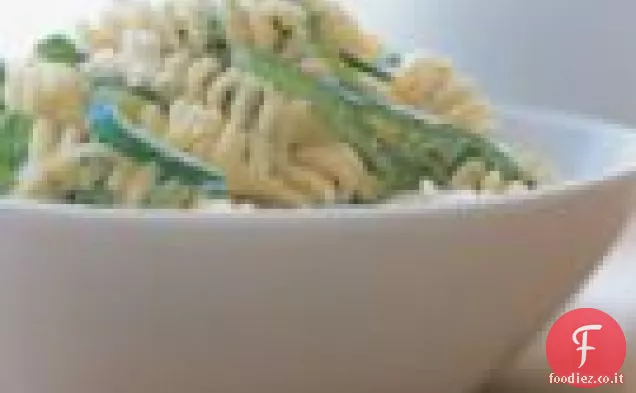 Fusilli con Zucchine e Formaggio di Capra