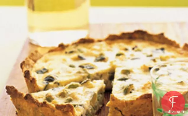 Quiche di zucchine e Edamame