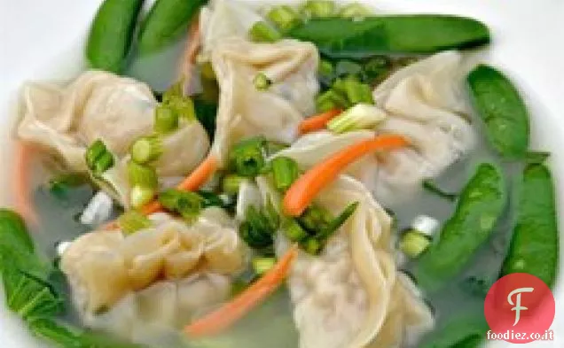 Come fare la zuppa di Wonton di maiale