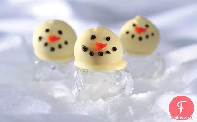 Palle di biscotto del pupazzo di neve di OREO