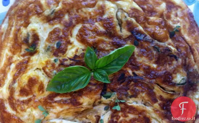 Frittata di zucchine al formaggio