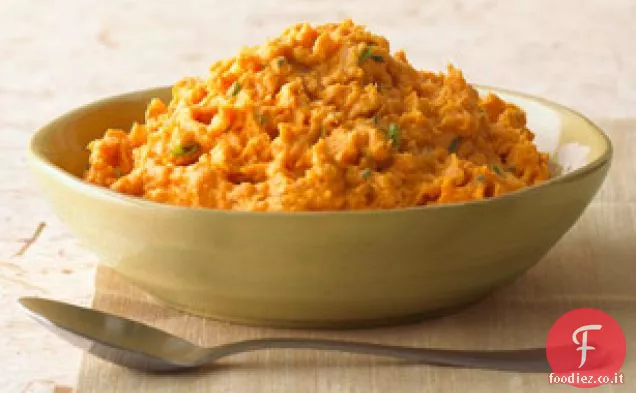 Purè di patate dolci al curry