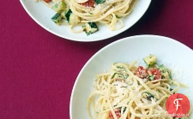 Zucchine Arrosto e Pasta al Pomodoro