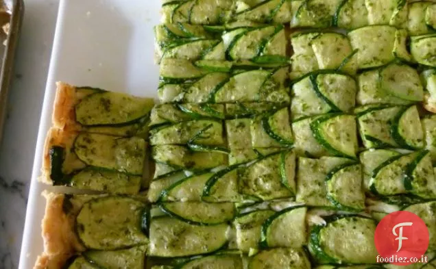 Crostata di zucchine-gruyere