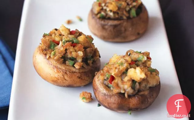 Funghi ripieni facili