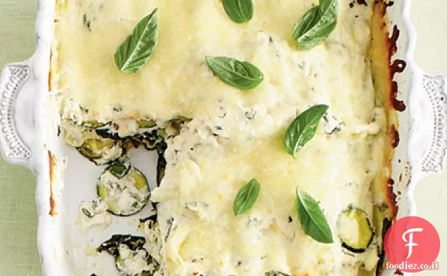 Lasagne di zucchine e spinaci