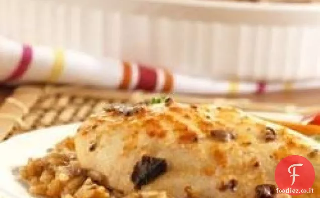 Pollo asiatico e riso