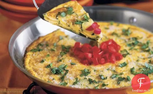 Frittata di zucchine e Cipolle