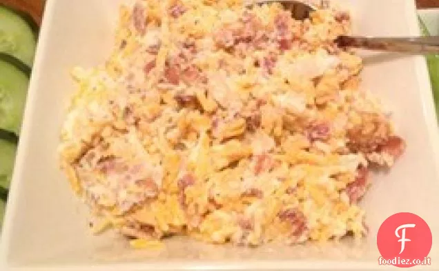 Diffusione di cheddar di pancetta