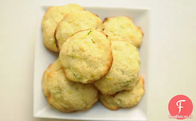 Biscotti di zucchine e limone