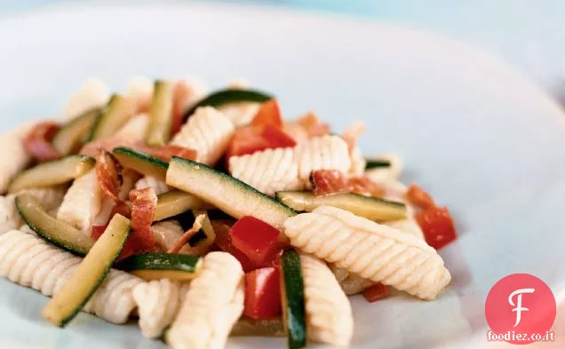 Cavatelli di Ricotta con Pancetta e Zucchine