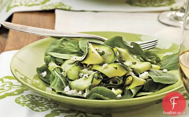 Nastri di zucchine con Feta e Menta