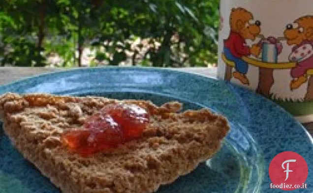 Pane di soda irlandese non cotto della nonna