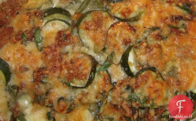 Il famoso gratin di zucchine della mamma